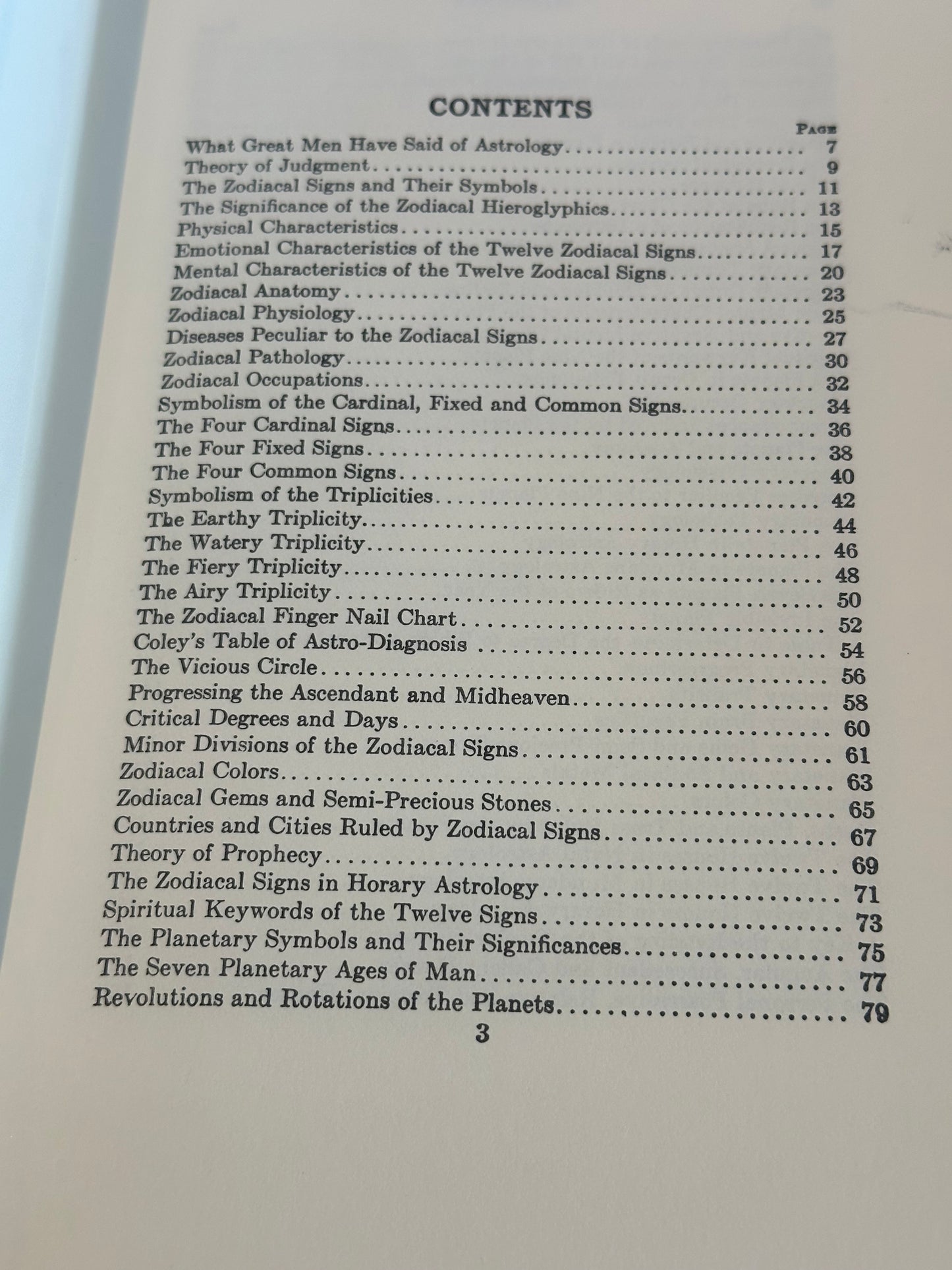 Astrological Keywords by Manly P. Hall