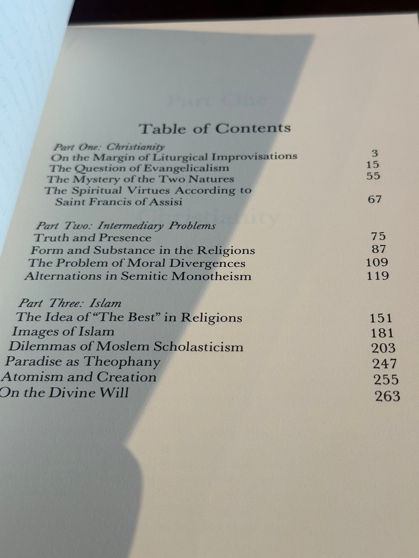 Christianity/Islam: Essays on Esoteric Ecumenicism by Frithjof Schuon