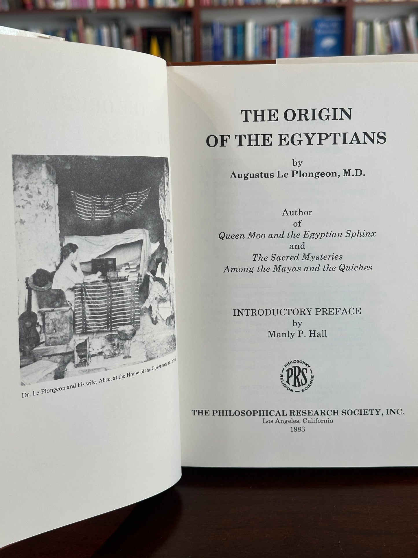 The Origin of The Egyptians by Augustus Le Plongeon, M.D.