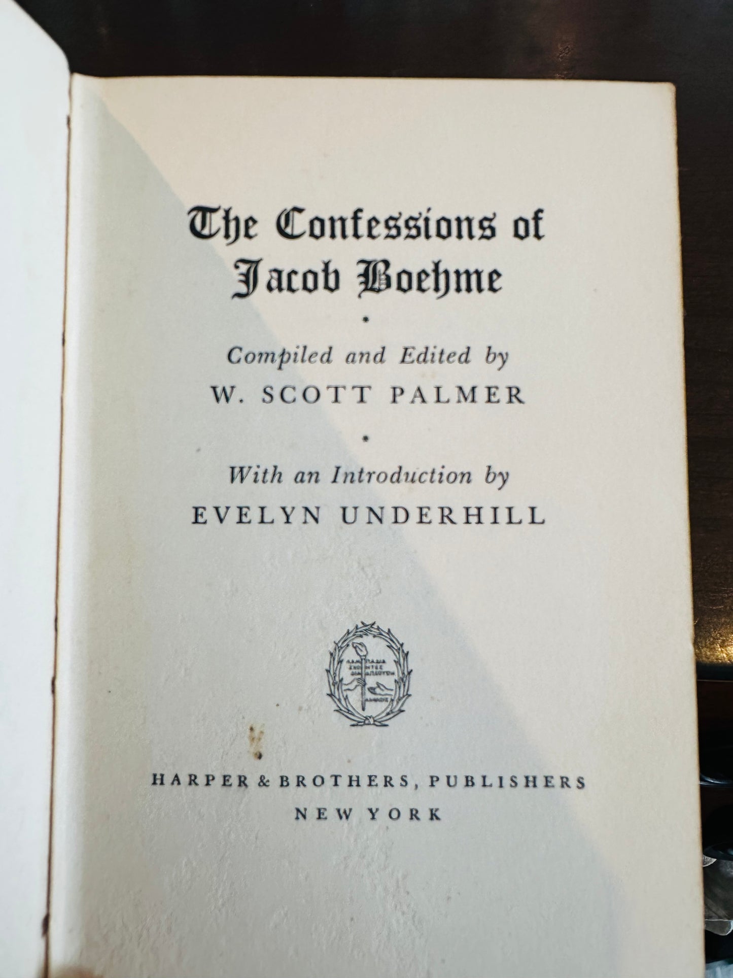 The Confessions of Jacob Boehme