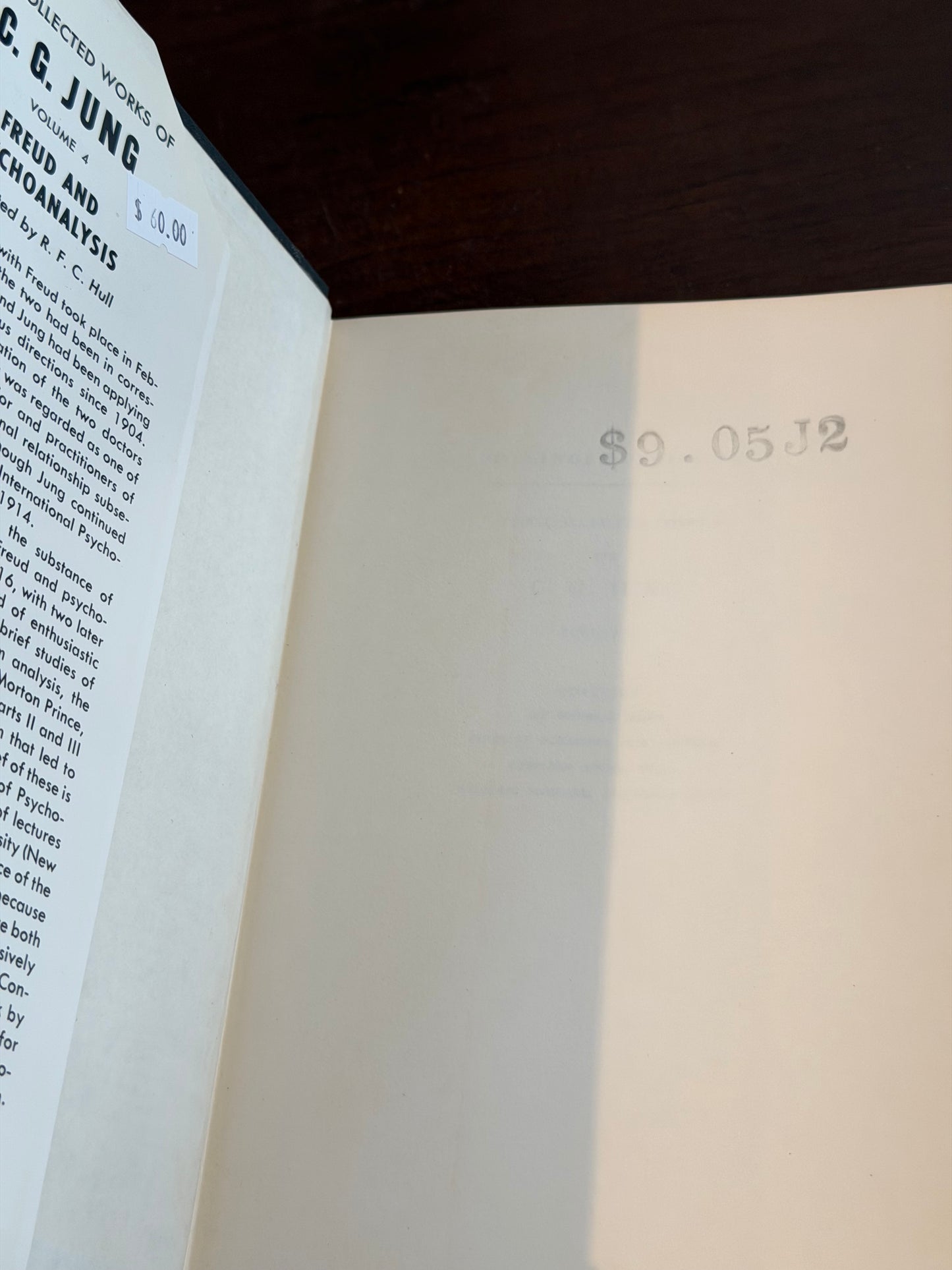 Freud and Psychoanalysis by C.G. Jung