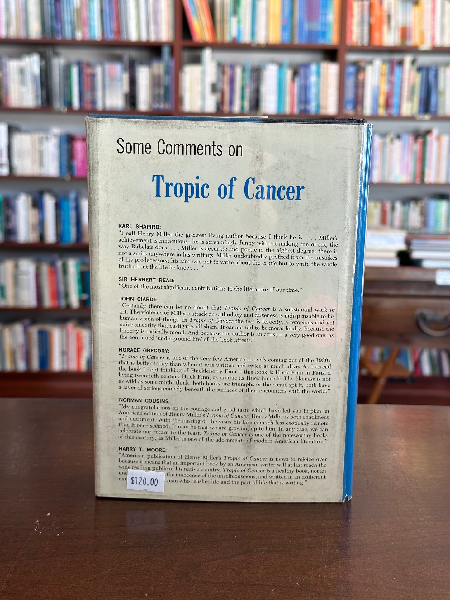 Tropic of Cancer by Henry Miller (First Edition)