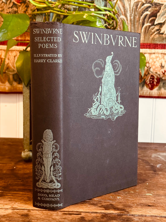 Swinburne Selected Poems Illustrated by Harry Clarke (First Edition)