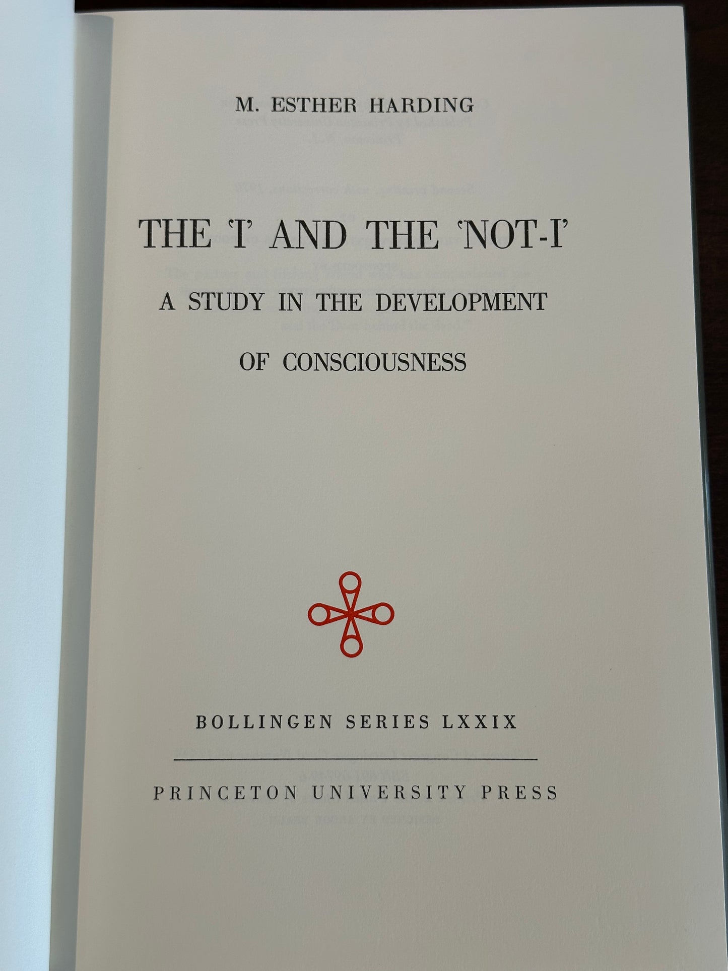 The ‘I’ and ‘Not-I’ by M. Esther Harding