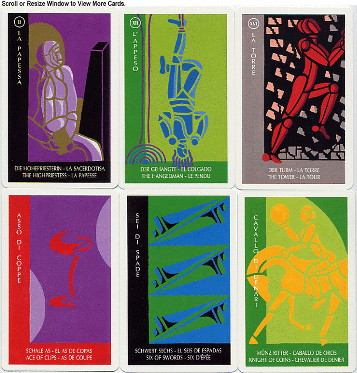 Vintage Italian Tarot