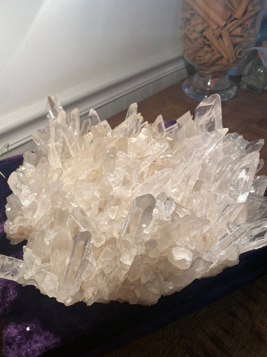 Quartz Crystal Cluster Large