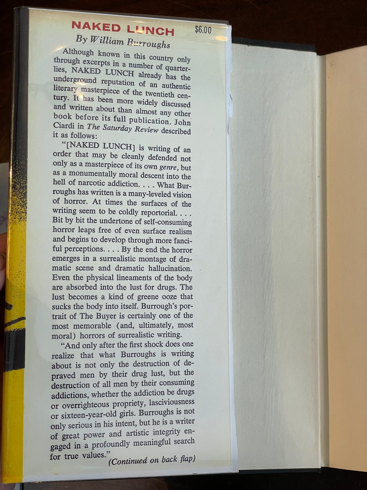 Naked Lunch by William Burroughs (First Edition, First Printing)