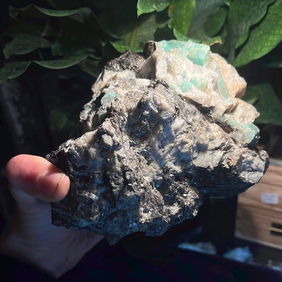 Emerald with Pyrite Inclusions