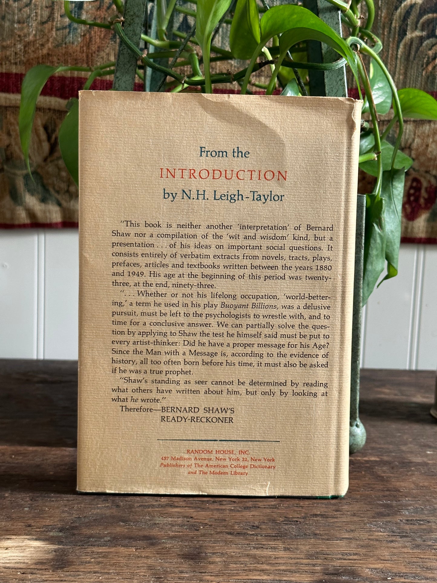 Bernard Shaw’s Ready-Reckoner: A Guide to Civilization