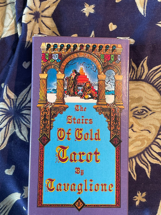 Vintage Stairs of Gold Tarot