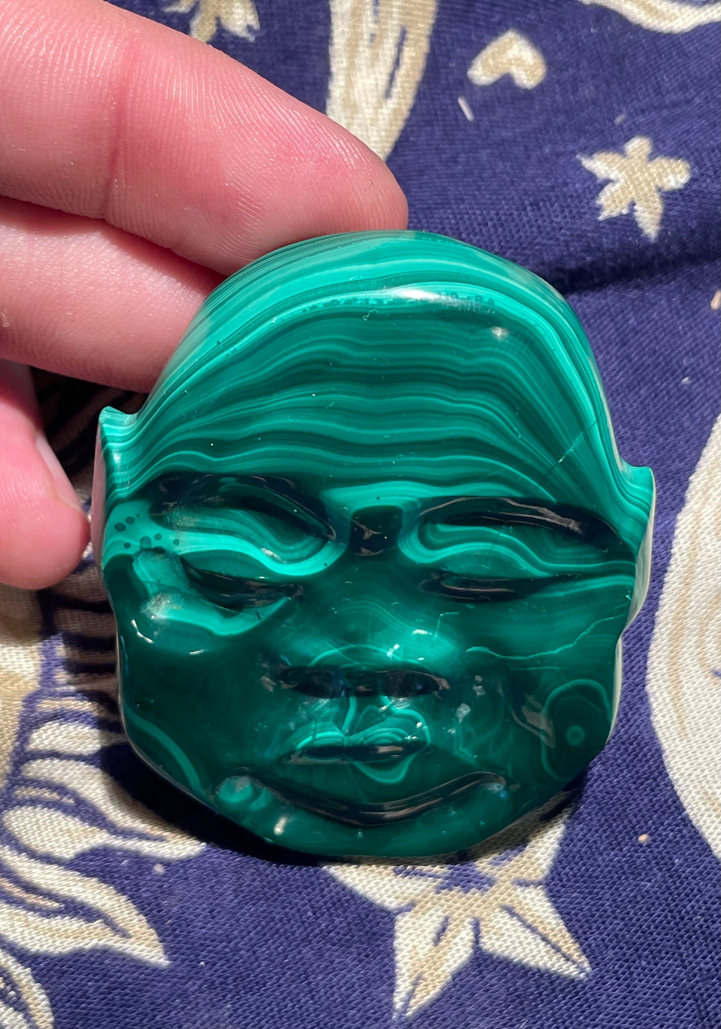 African Malachite Face