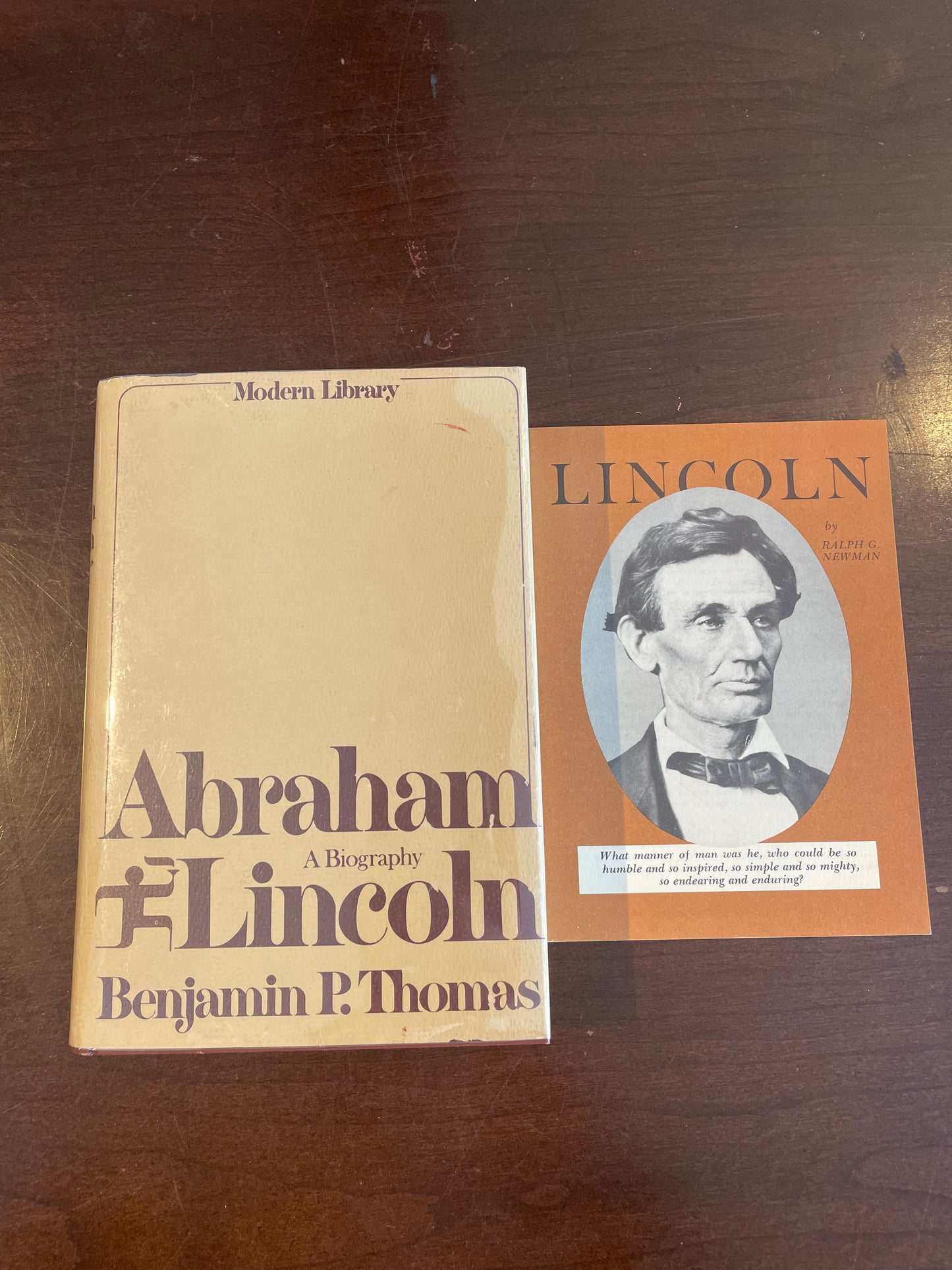 Abraham Lincoln by Benjamin P. Thomas (first edition, 1968)