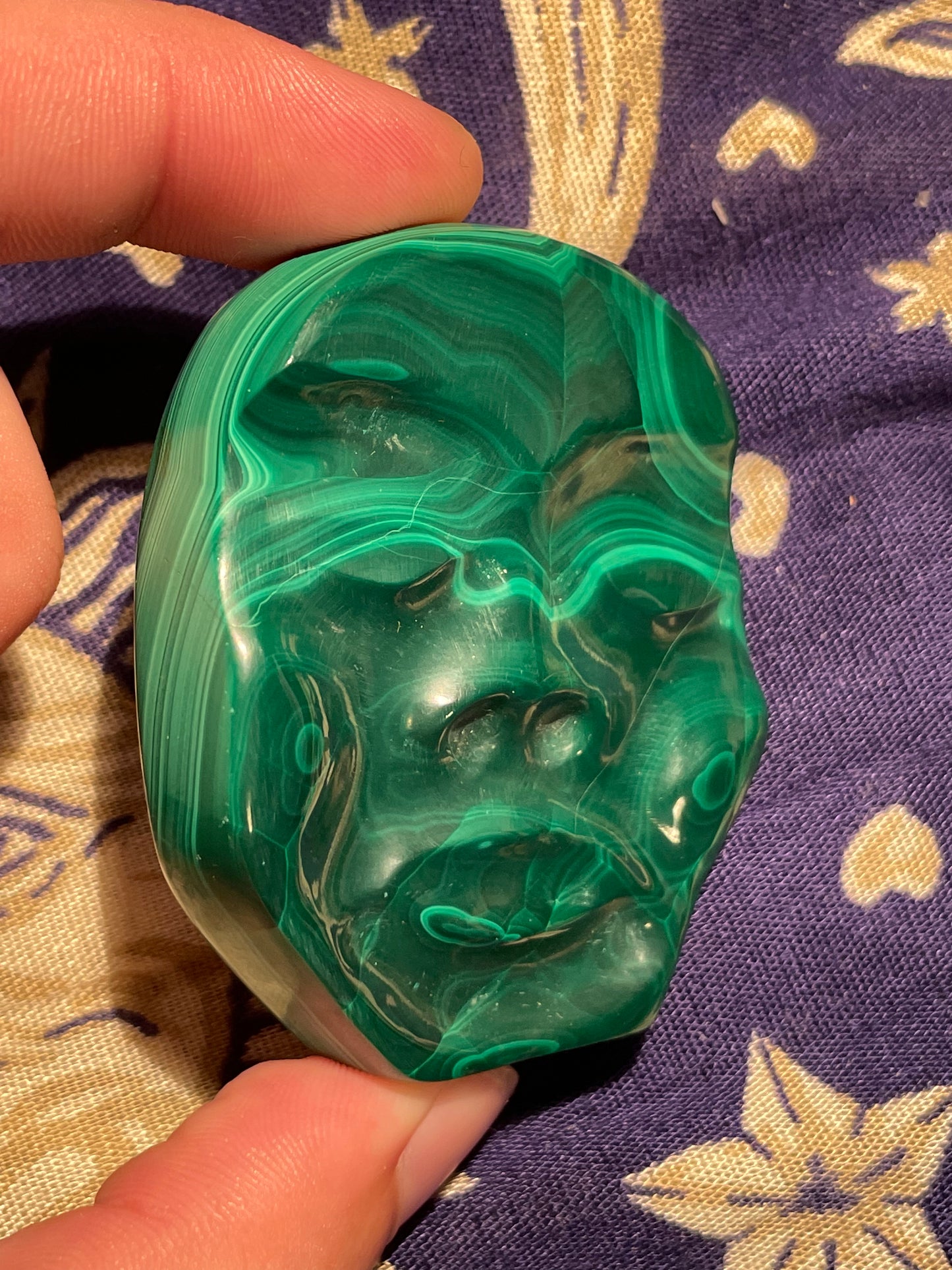 African Malachite Face