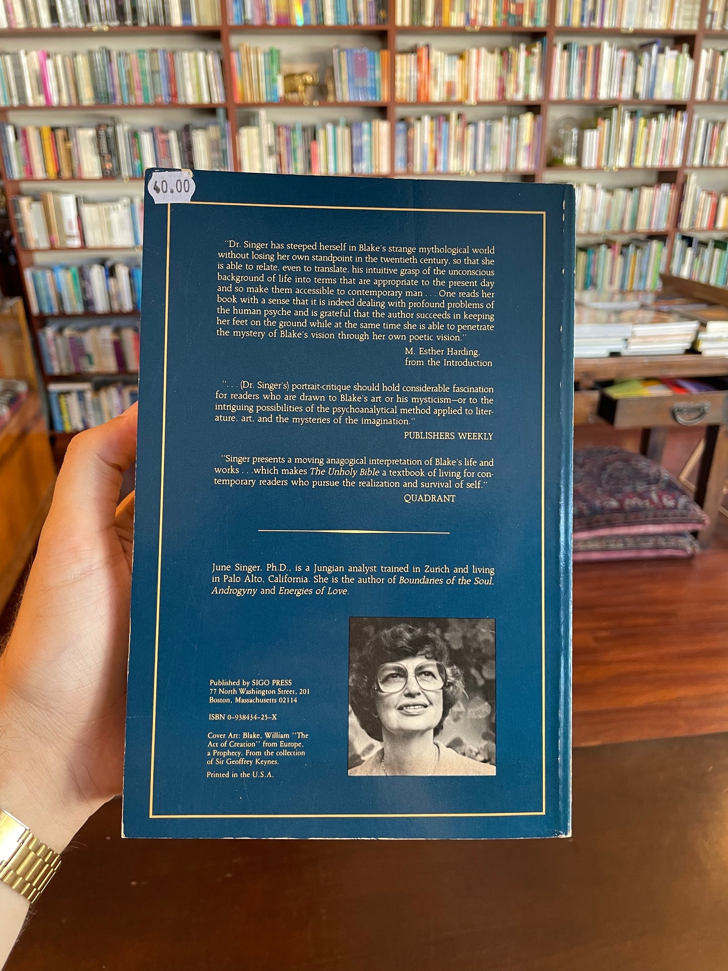 The Unholy Bible by June Singer