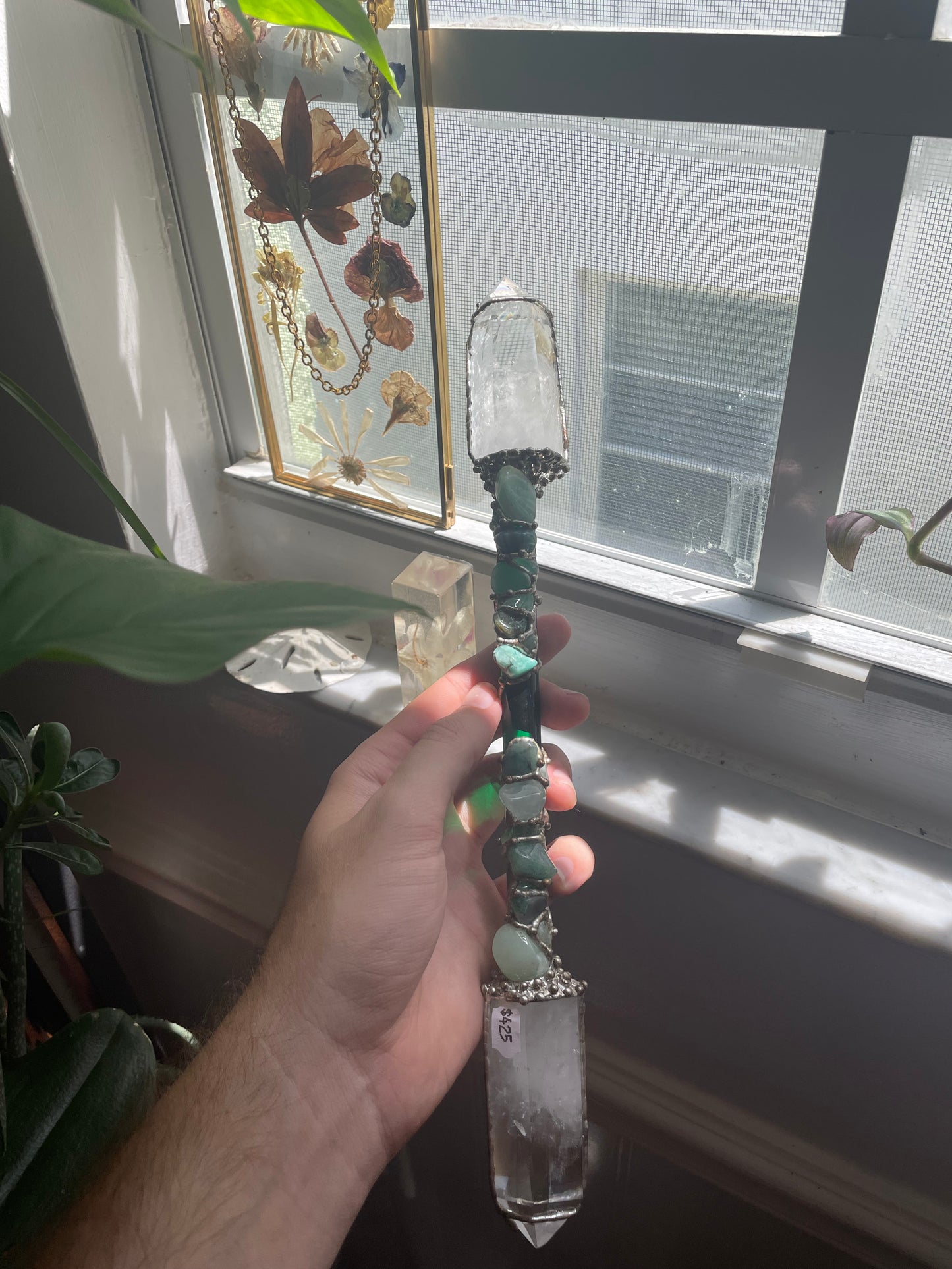 Amazonite Crystal Wand