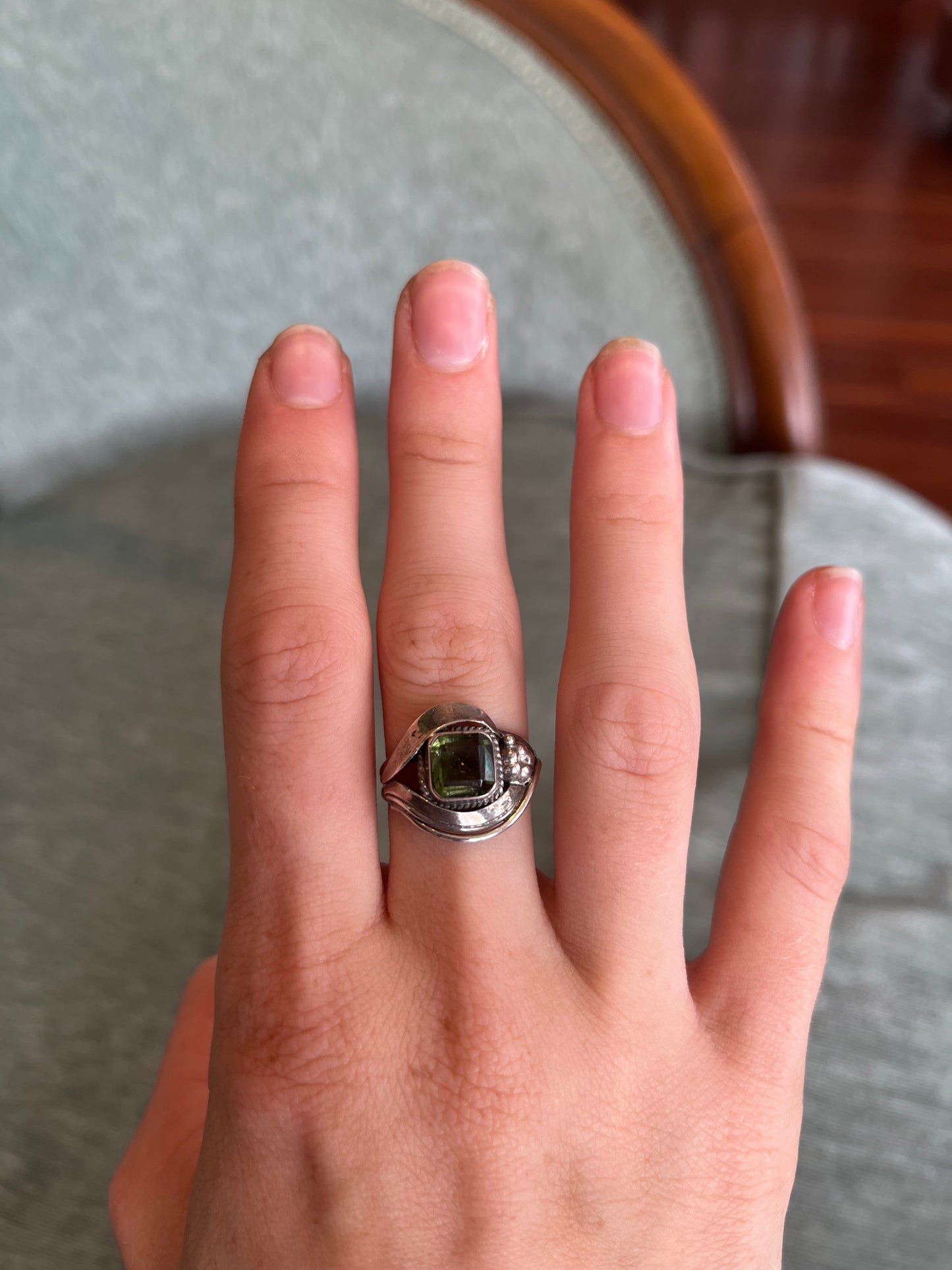 Moldavite Ring