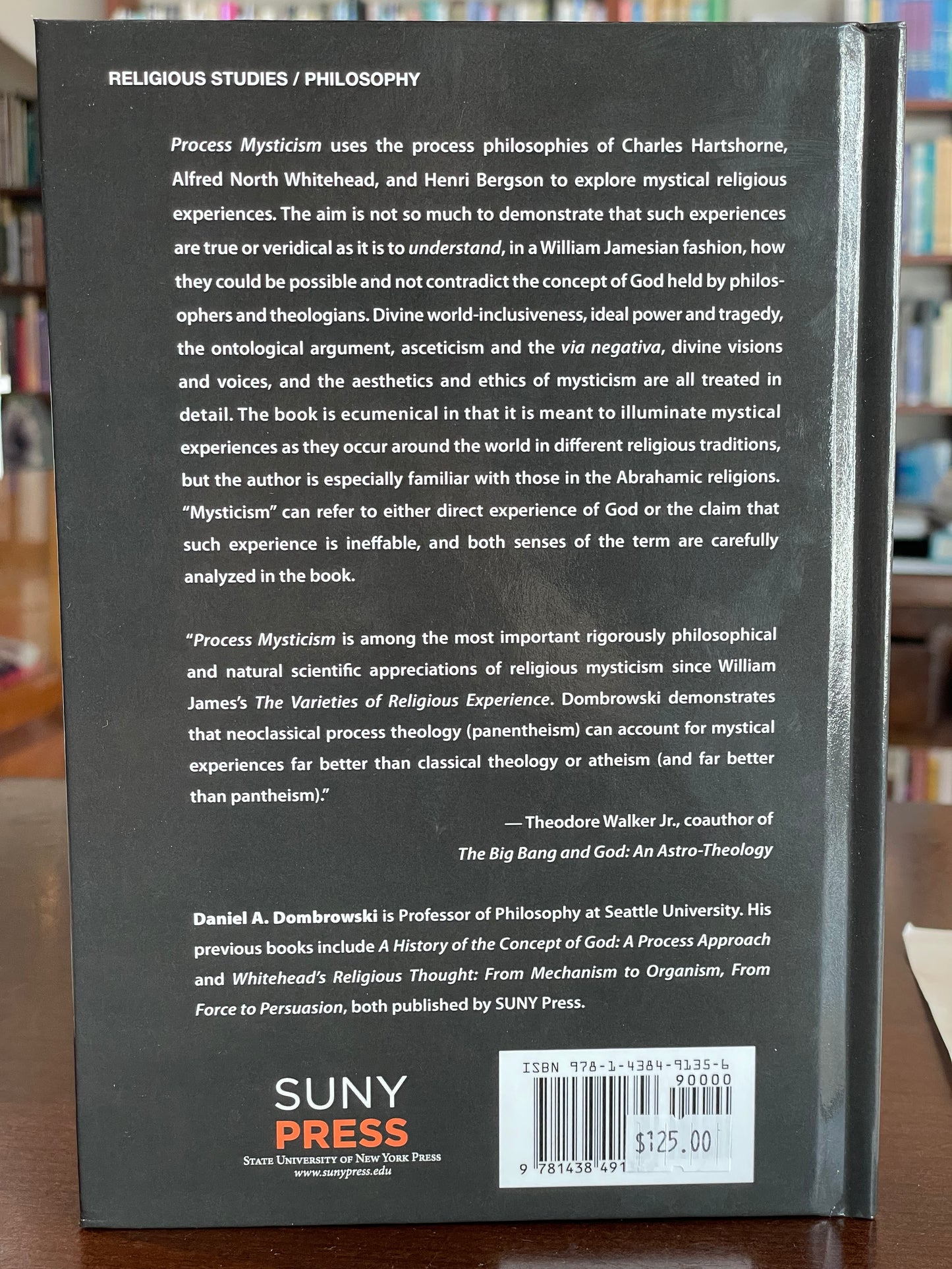 Process Mysticism by Daniel A. Dombrowski