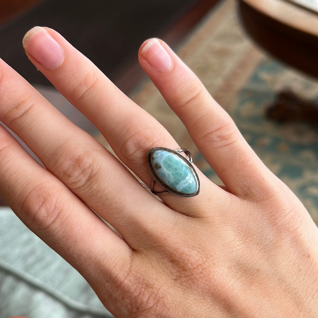 Larimar Ring