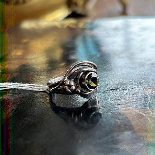 Moldavite Ring