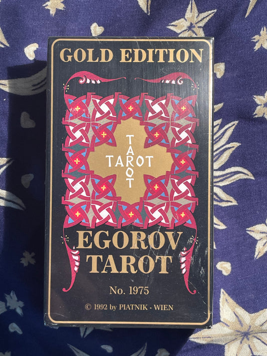 Vintage Egorov Gold Edition Tarot