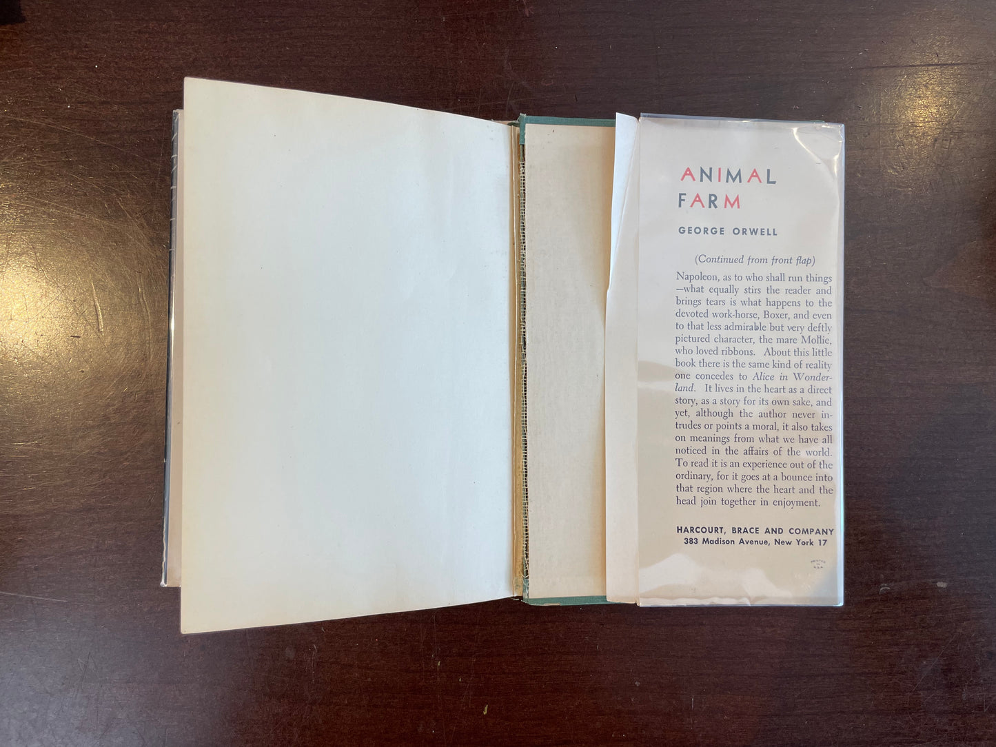 Animal Farm by George Orwell (Book Club Edition)