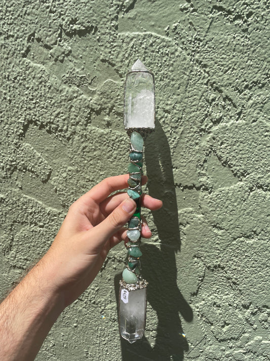 Amazonite Crystal Wand