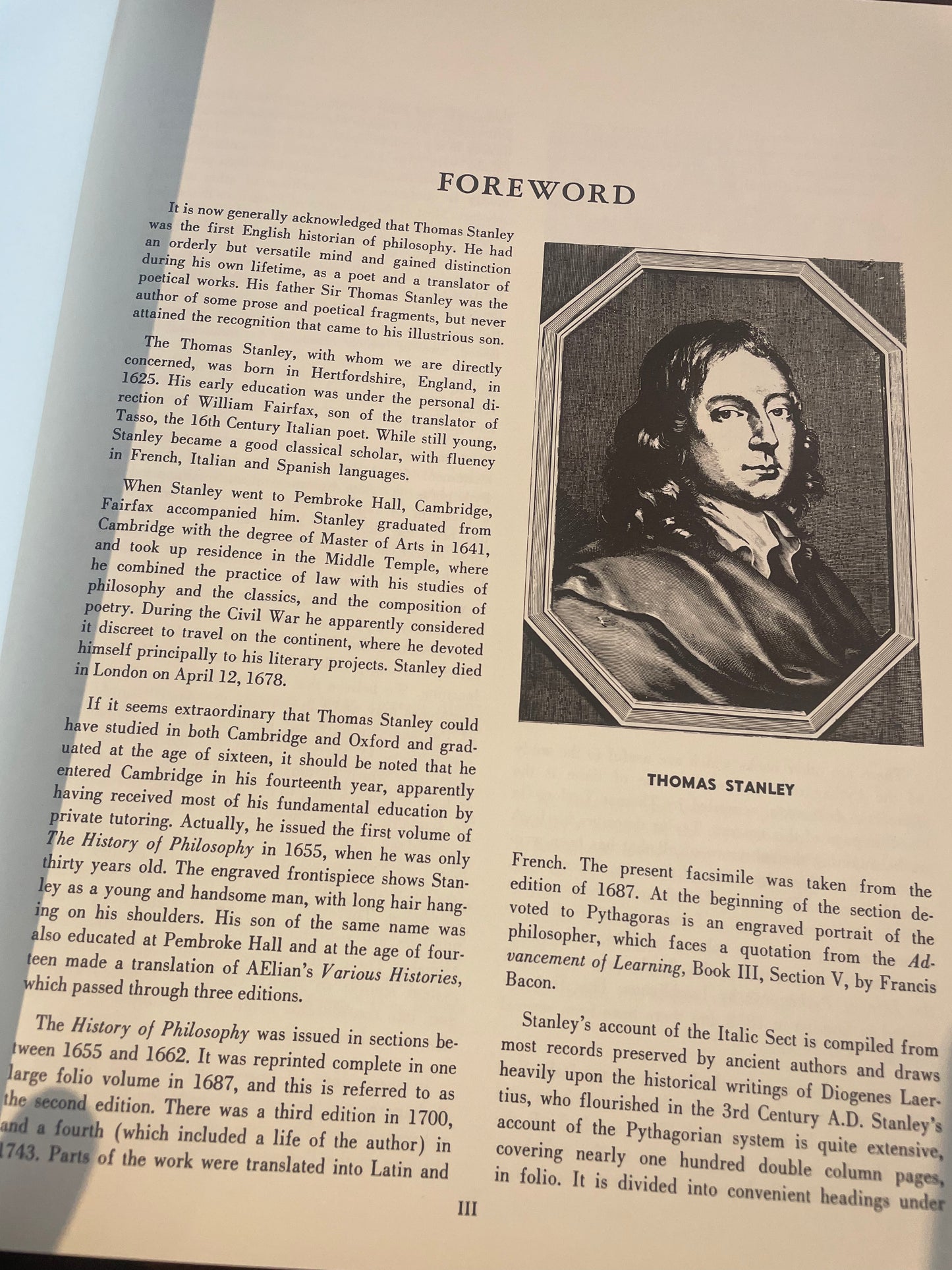 Pythagoras by Thomas Stanley (new)