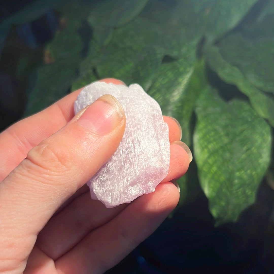 Pink Kunzite Slice