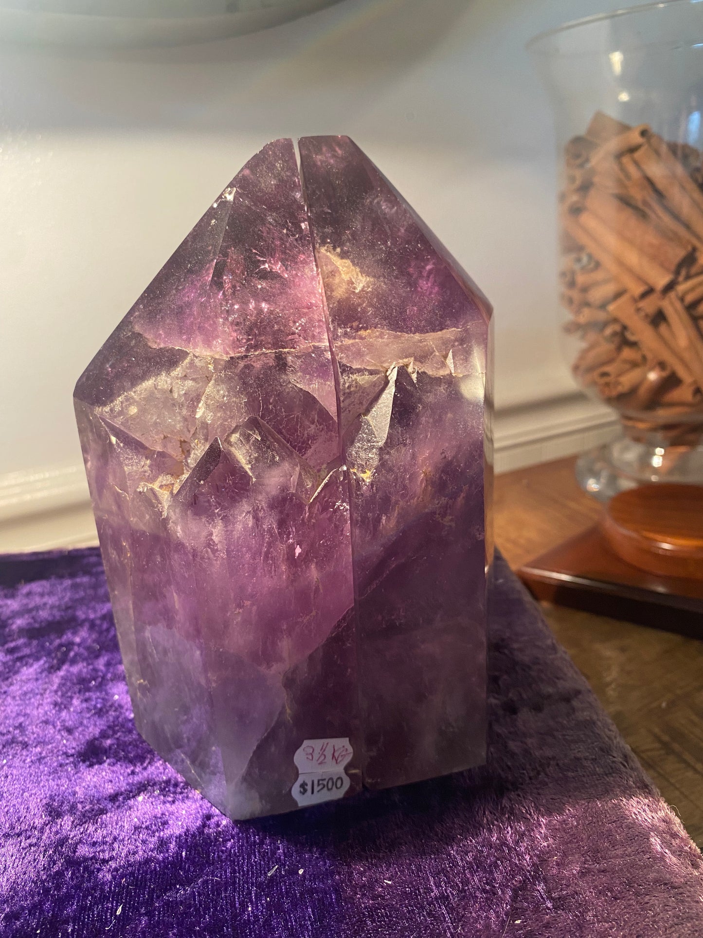 Amethyst Bookends