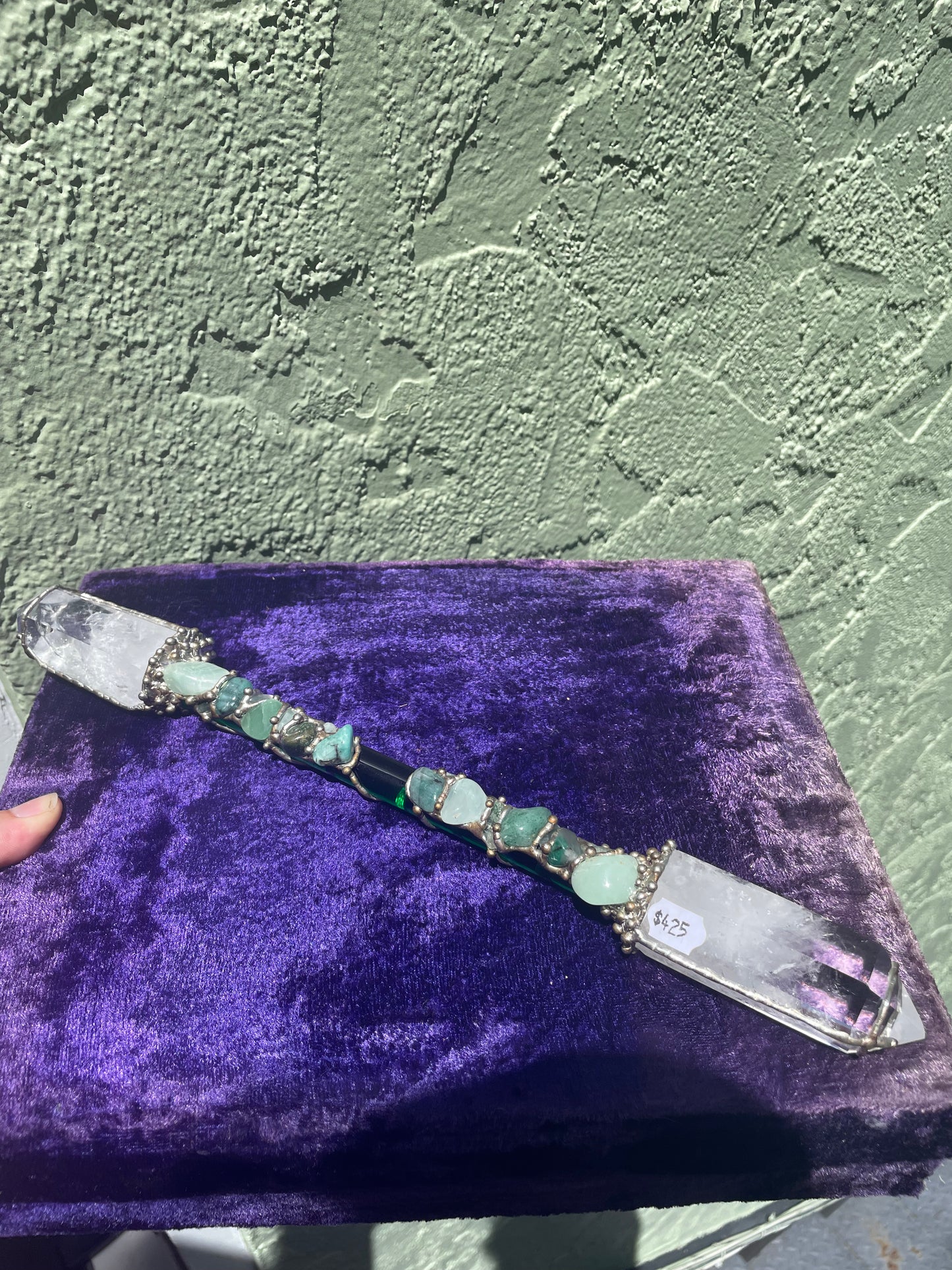 Amazonite Crystal Wand