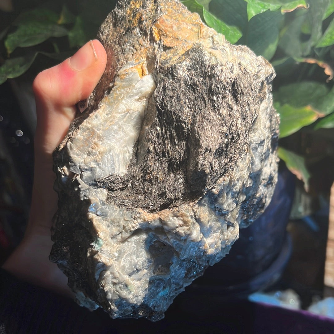 Emerald with Pyrite Inclusions