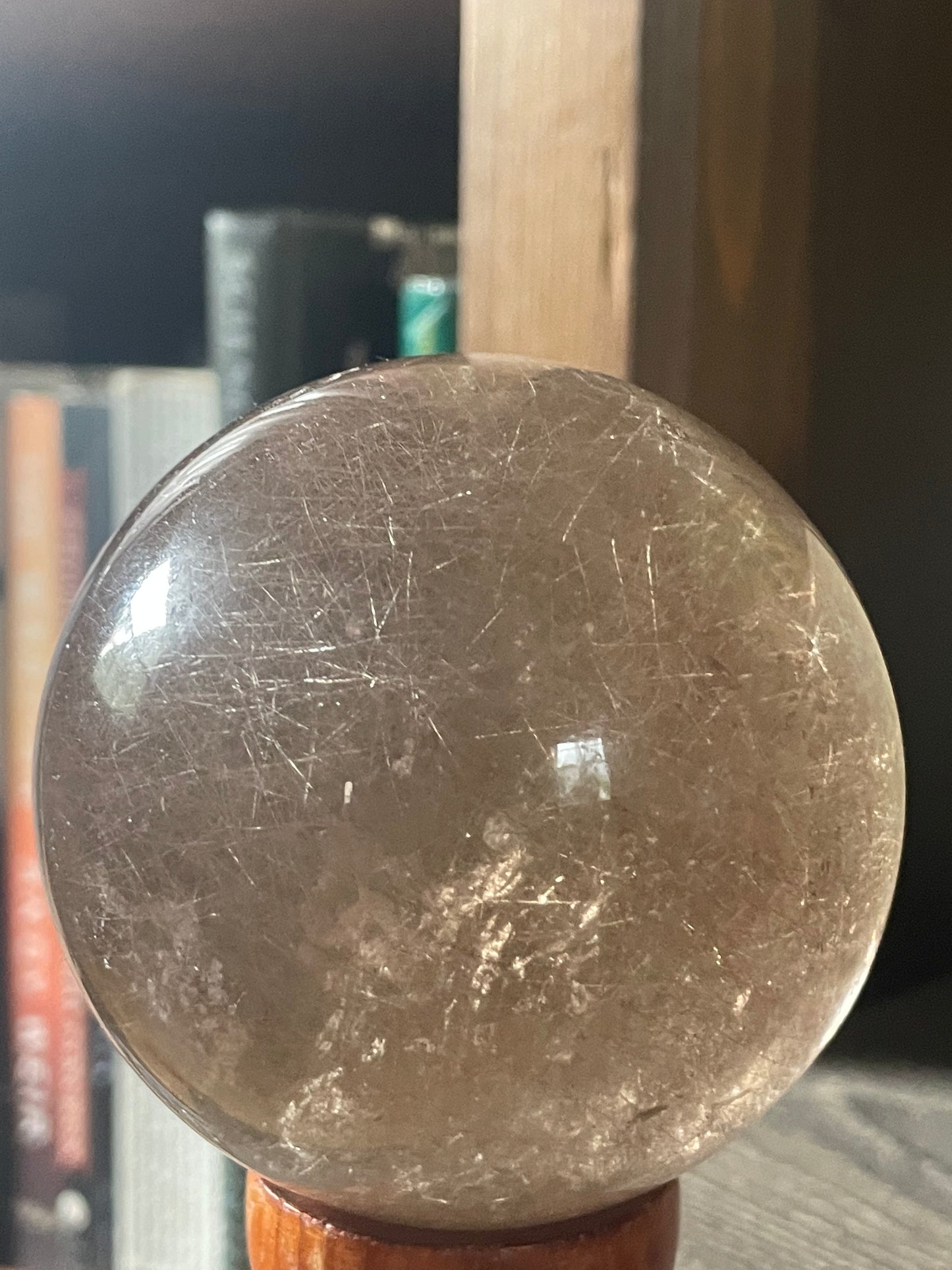 Smokey Rainbow Quartz Ball
