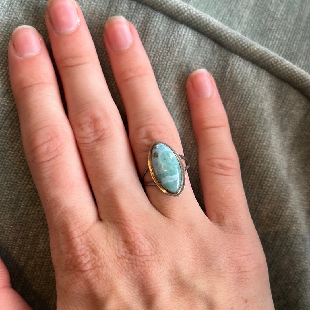 Larimar Ring