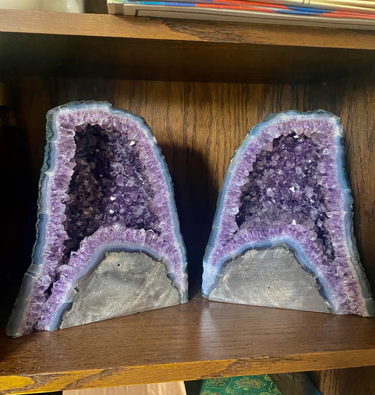 Pair of Amethyst Geodes