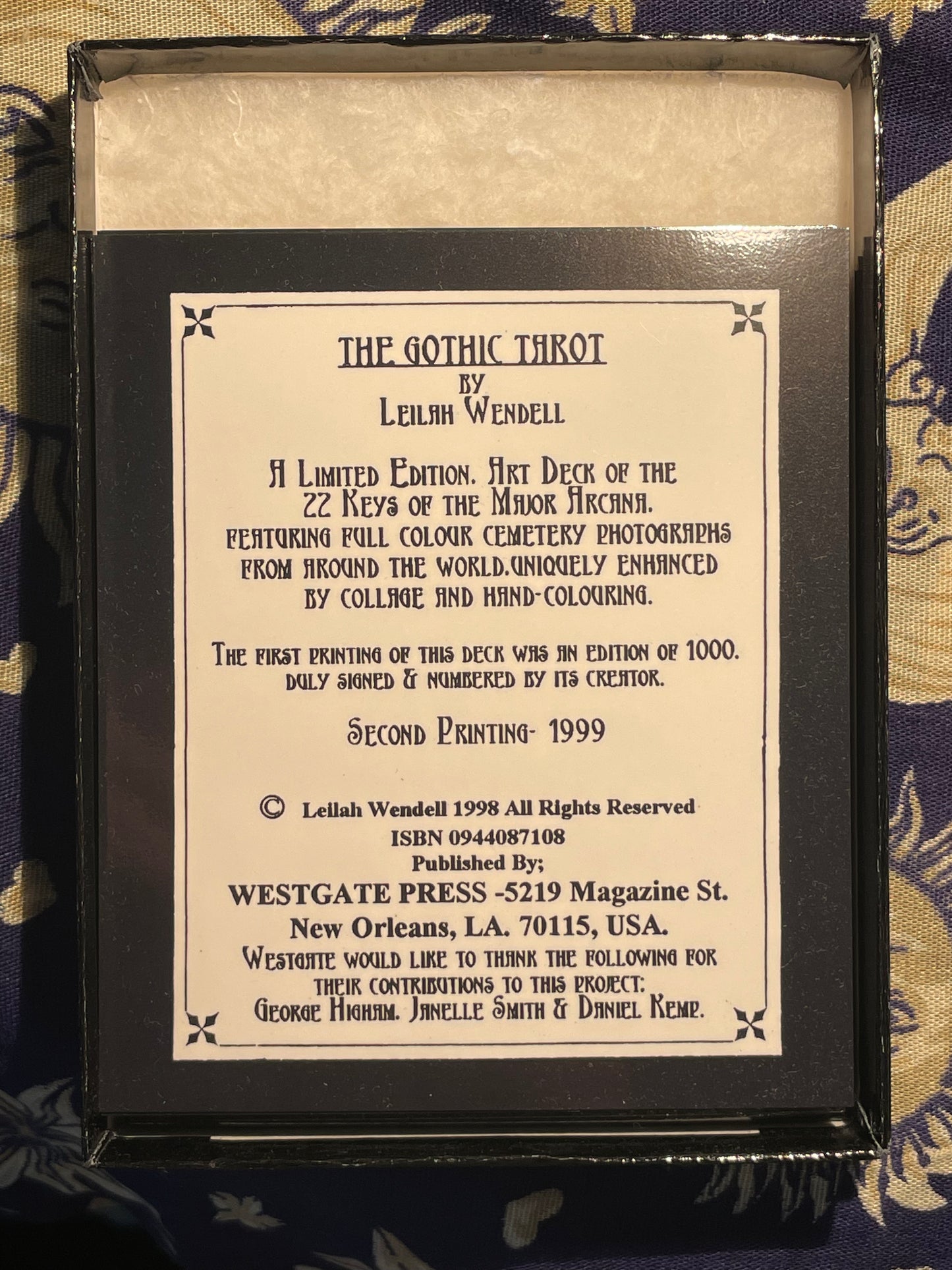 Vintage Gothic Tarot