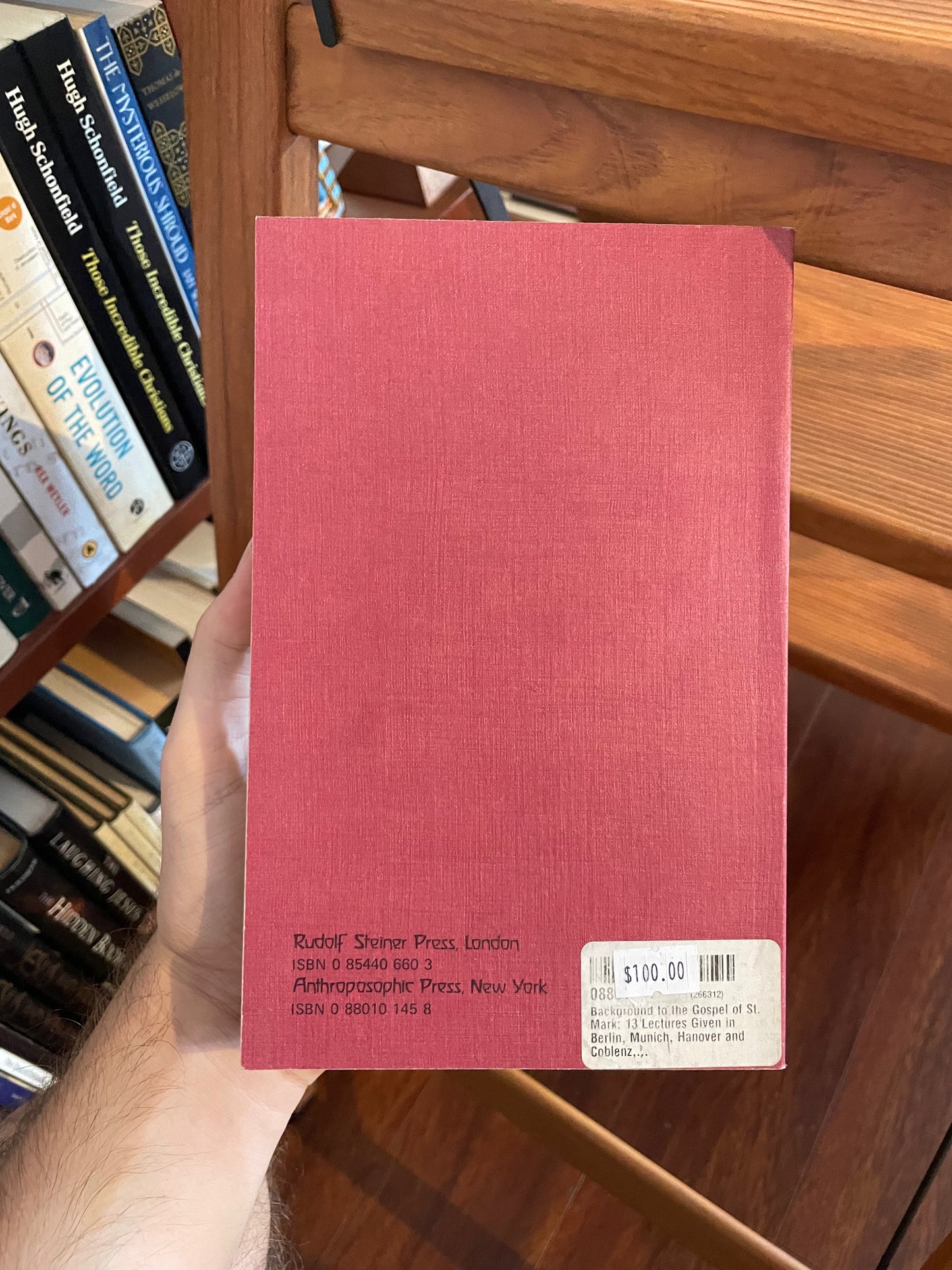 Background To The Gospel of St. Mark by Rudolf Steiner