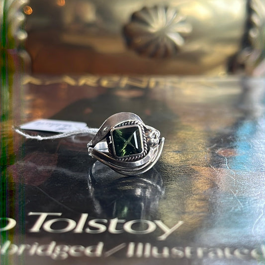 Moldavite Ring