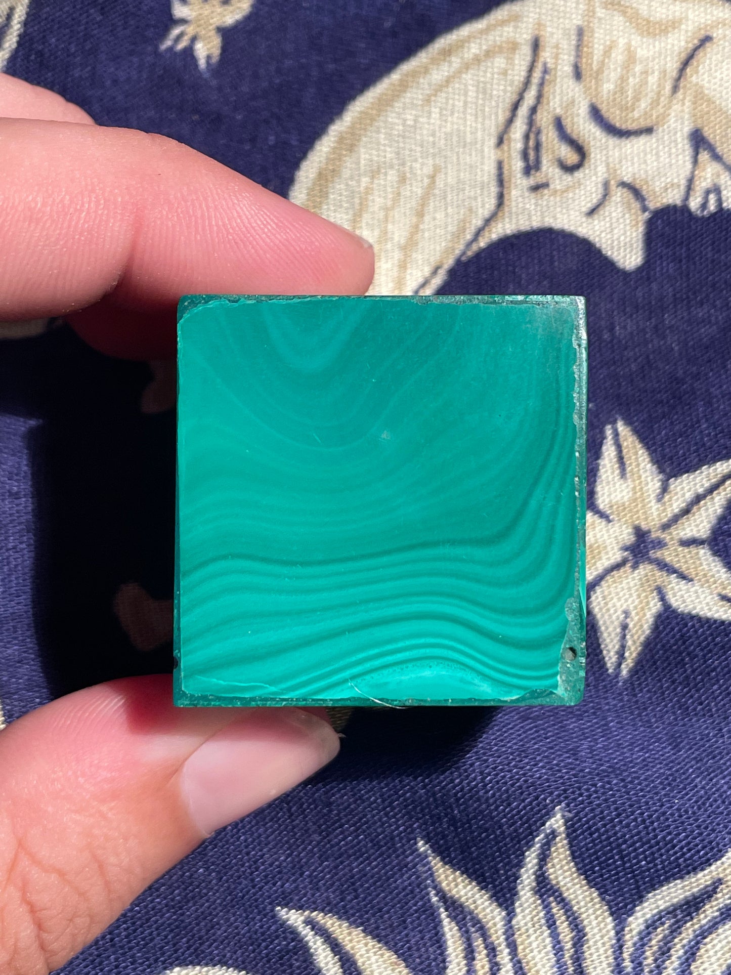African Malachite Cube