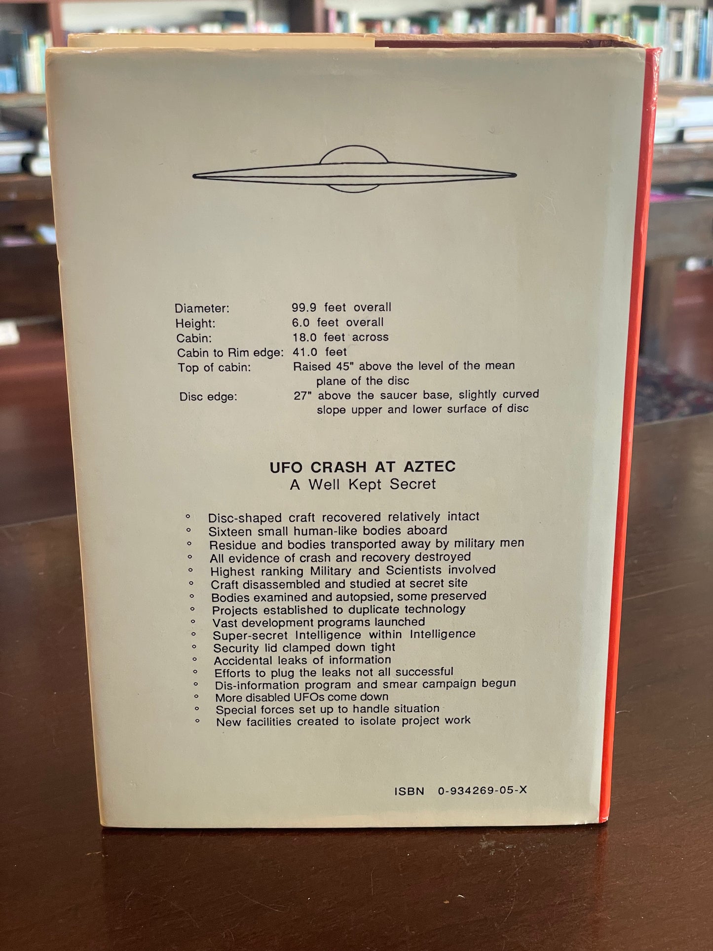 UFO Crash at Aztec by William Steinman Limited First Edition