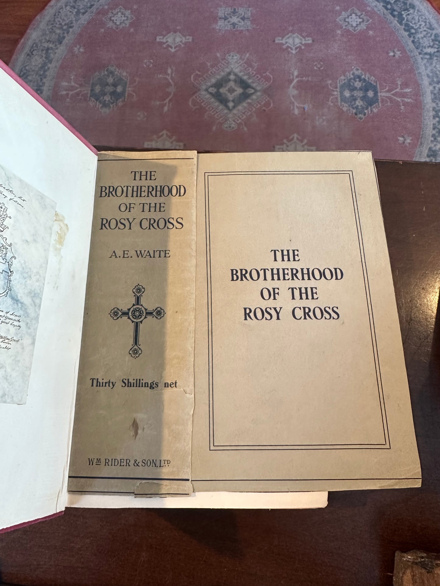 The Brotherhood of The Rosy Cross by A.E. Waite