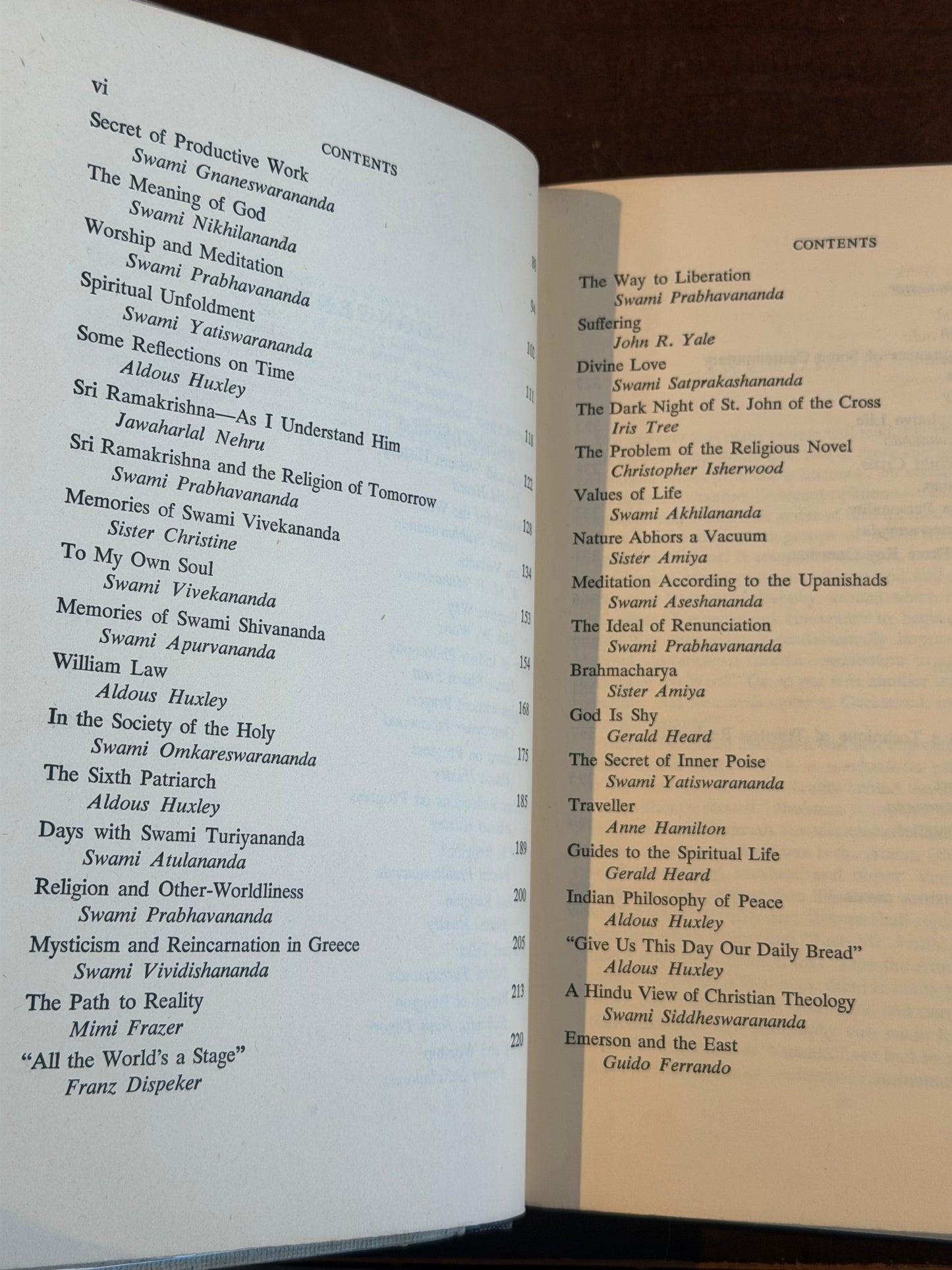 Vedanta For Modern Man by Christopher Isherwood