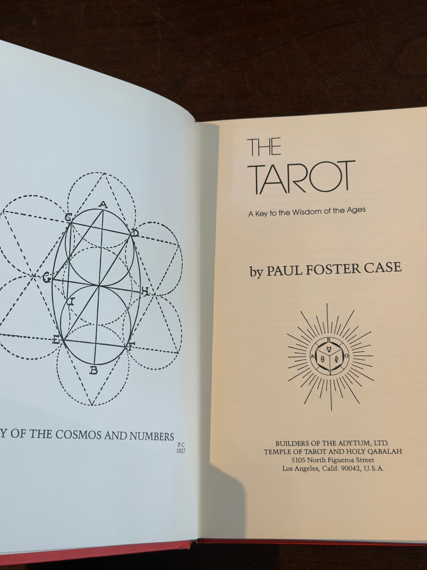 The Tarot by Paul Foster Case