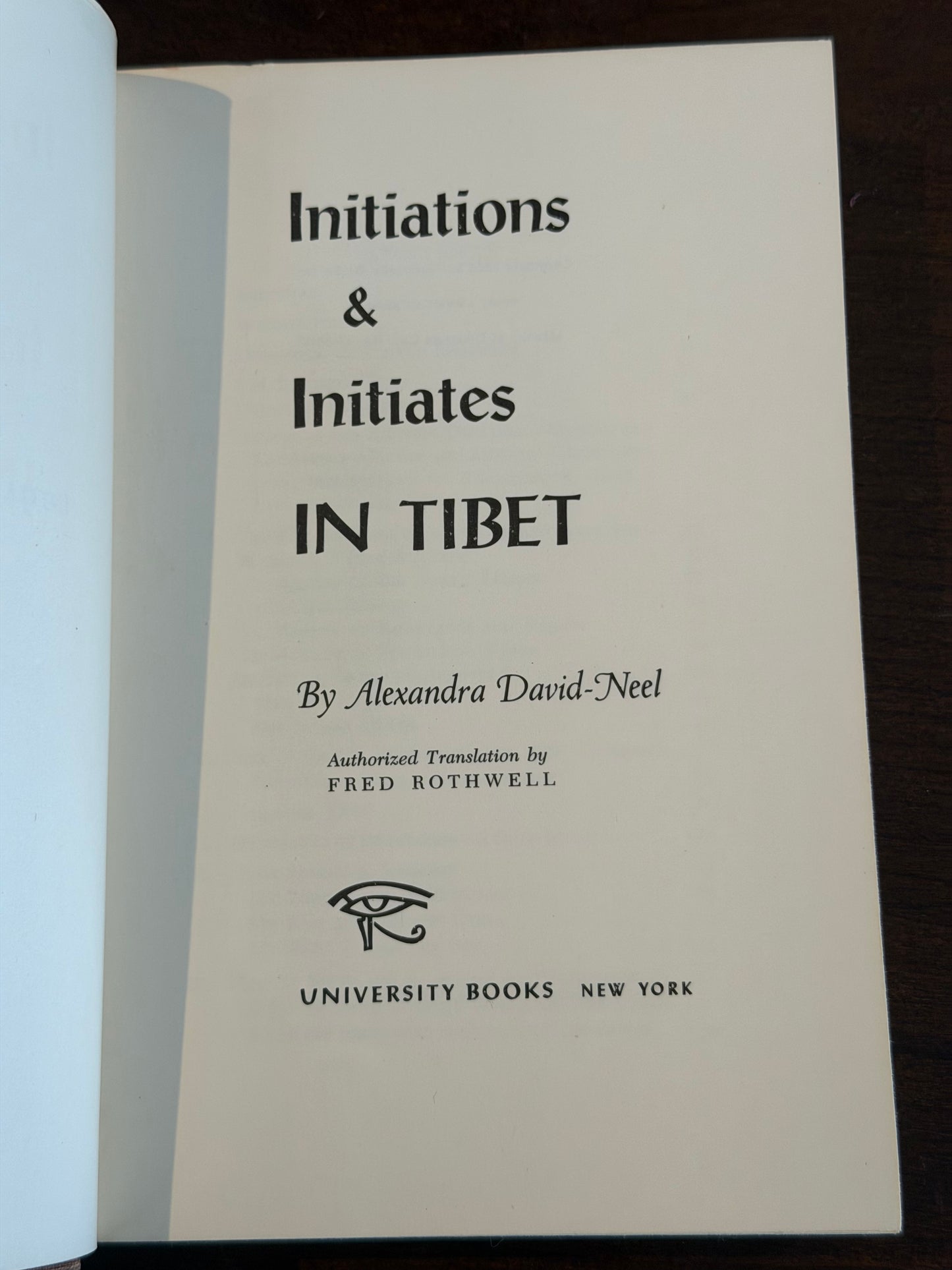 Initiations & Initiates in Tibet by Alexandra David-Neel (First Edition)