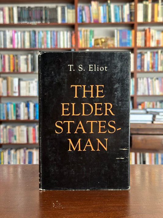 The Elder Statesman by T.S. Eliot (First Edition)