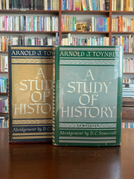 A Study of History by Arnold J. Toynbee (2 vol. set)
