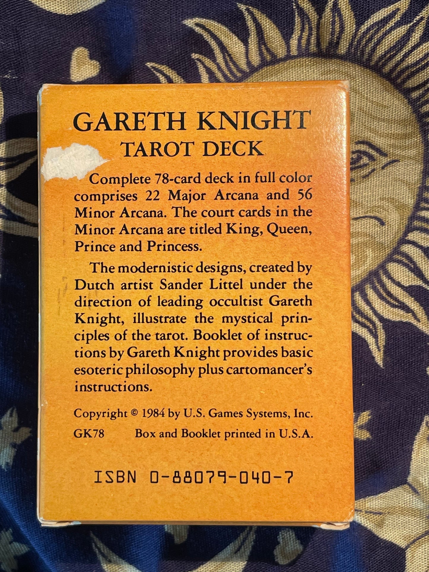 Vintage Gareth Knight Tarot Deck