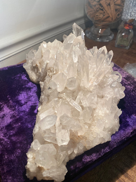 Quartz Crystal Cluster Medium