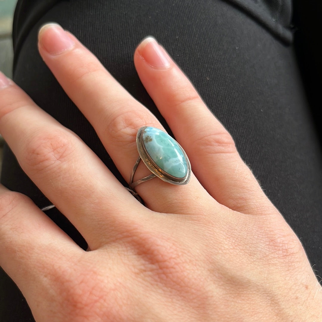 Larimar Ring